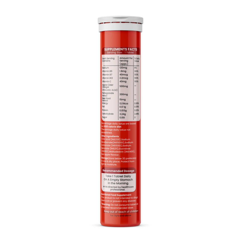 Approk Apple Cider Vinegar Effervescent Tablets - Image 2